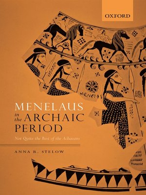 cover image of Menelaus in the Archaic Period